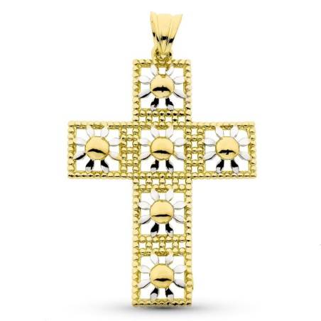 Cruz Oro Bicolor 45X31 Mm oro 18k