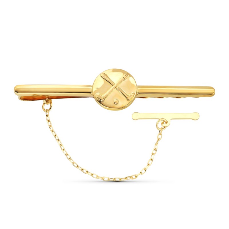 Pisacorbata Clip De Corbata Oro Amarillo Golf 55X14 Mm oro 18k
