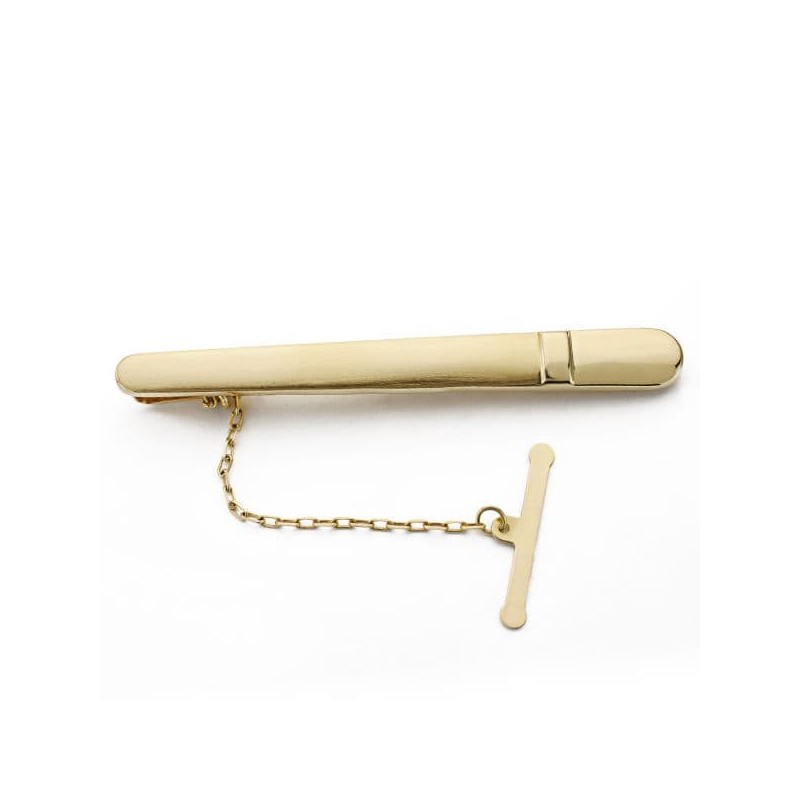 Aguja S. Mate Y Brillo 55X6 Mm oro 18k