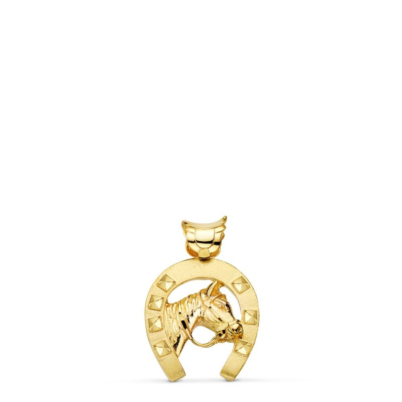 Colgante Oro Amarillo Herradura Caballo 23X20 Mm oro 18k