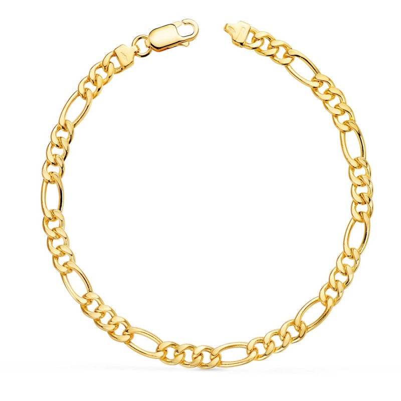 Pulsera Oro Amarillo Cartier 3X1 Ancho: 4,75 Mm Largo: 19Cm oro 18k