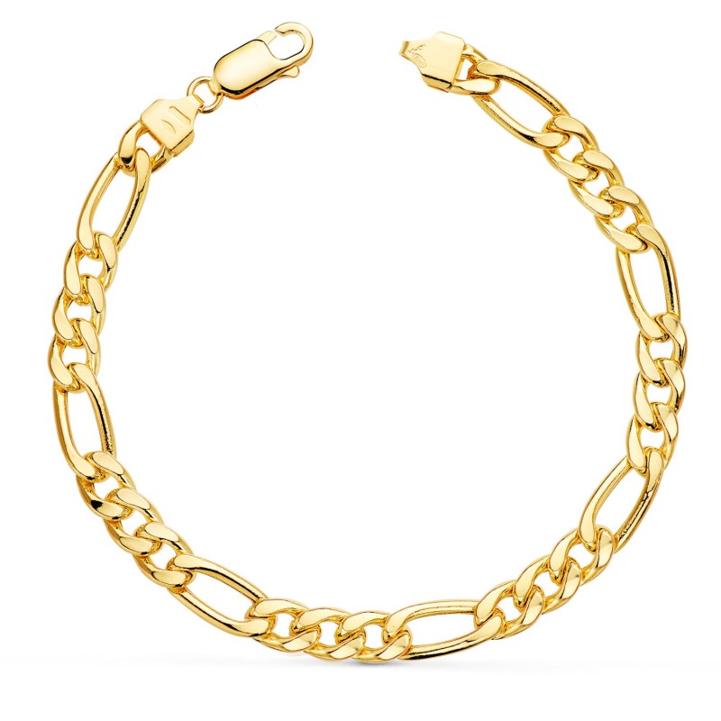 Pulsera Oro Amarillo Cartier 3X1 Ancho: 6,5 Mm Largo: 21Cm oro 18k