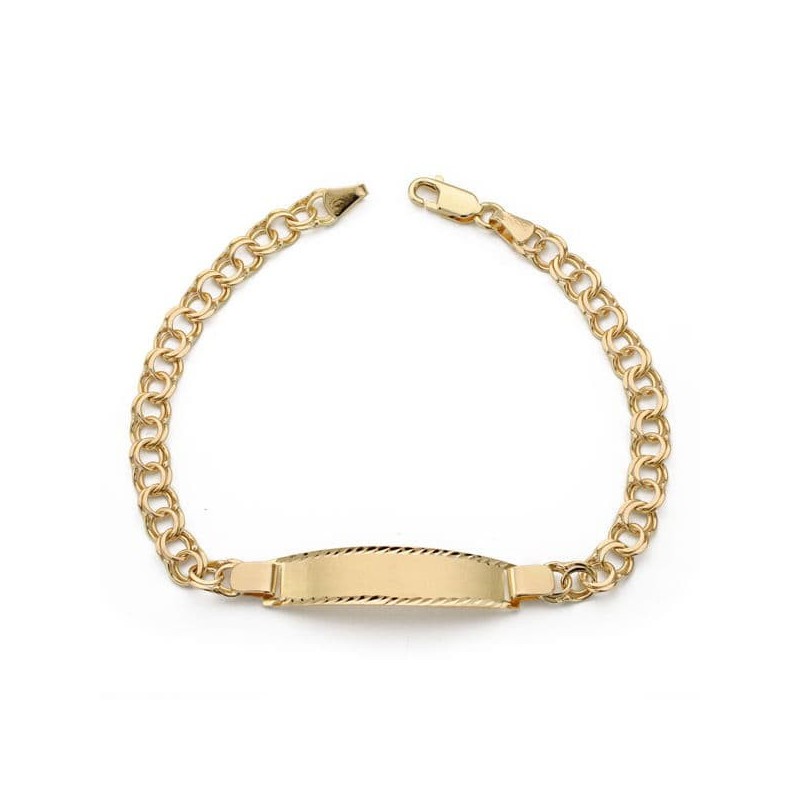 Esclava Oro Amarillo Hungara 20Cm oro 18k