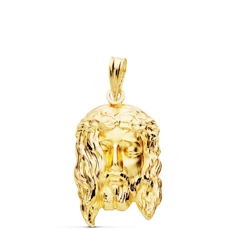Colgante Oro Amarillo Cabeza De Cristo 23X14 Mm oro 18k