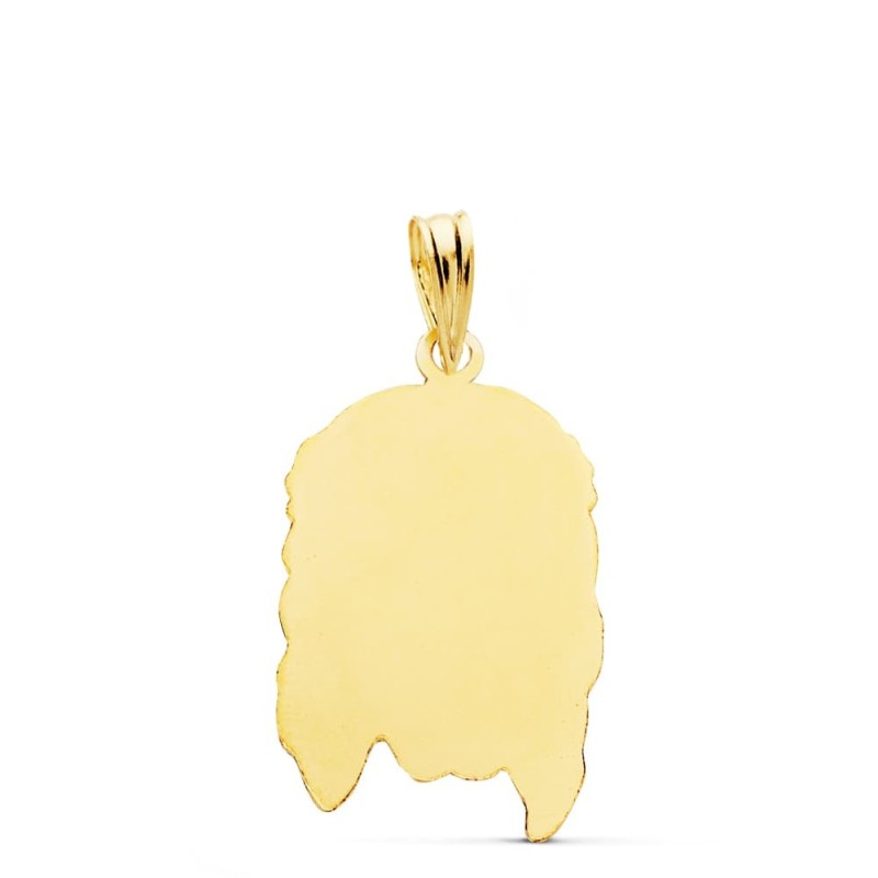 Colgante Oro Amarillo Cabeza De Cristo 23X14 Mm oro 18k