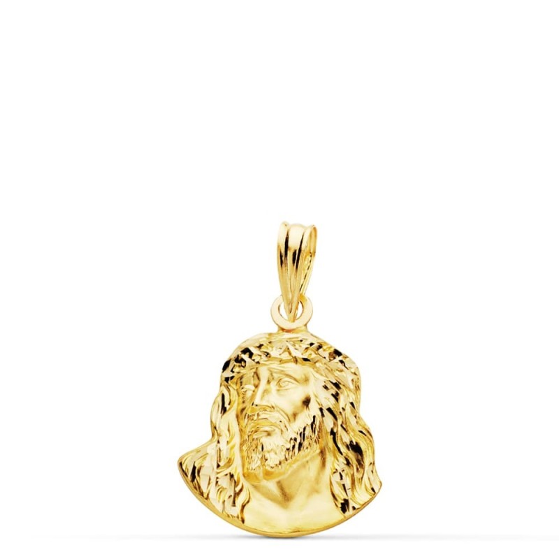 Colgante Oro Amarillo Cabeza De Cristo De Murillo 18X14 Mm oro 18k
