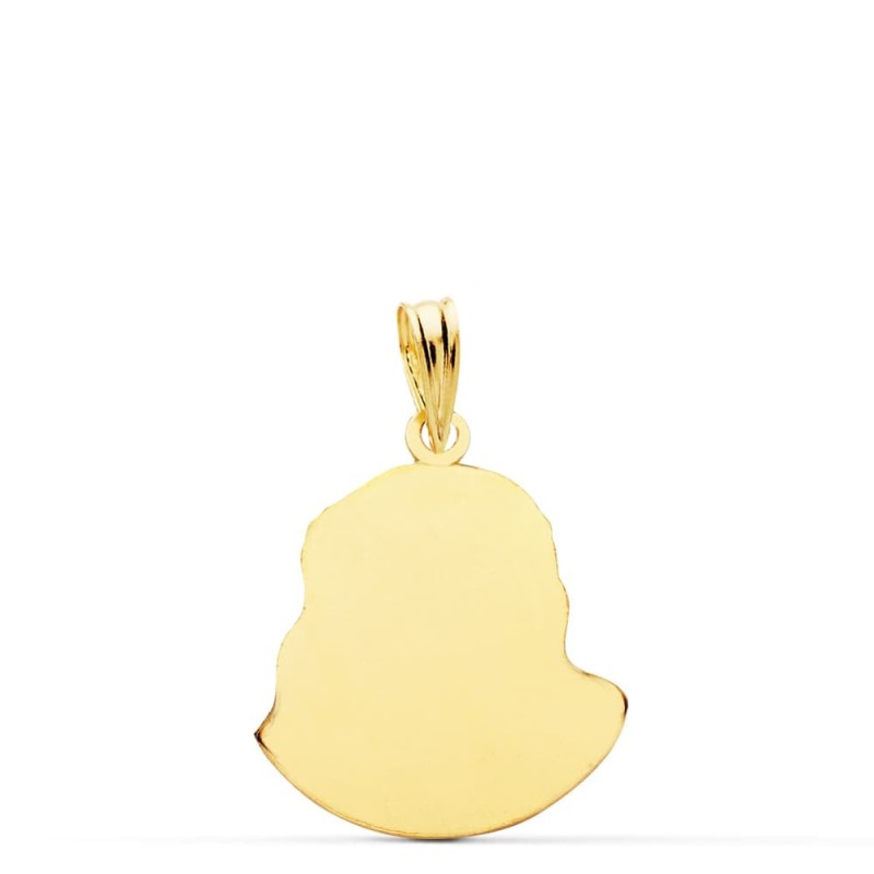Colgante Oro Amarillo Cabeza De Cristo De Murillo 18X14 Mm oro 18k