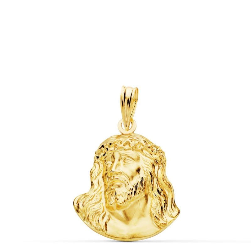 Colgante Oro Amarillo Cabeza De Cristo De Murillo 20X16 Mm oro 18k
