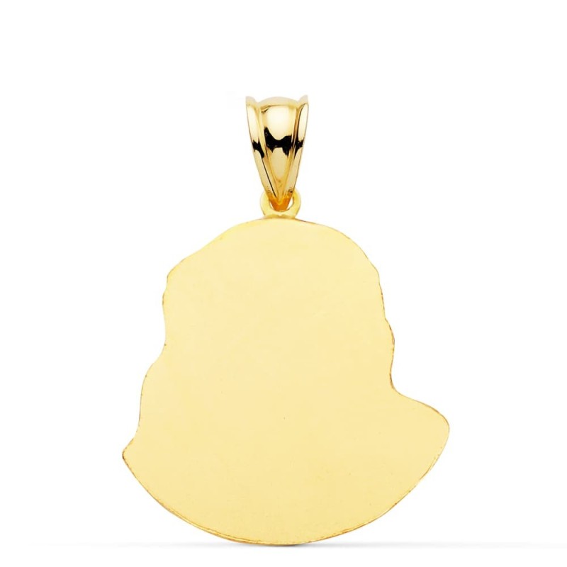 Cristo Santo Rostro Oro Amarillo 27X22 Mm oro 18k
