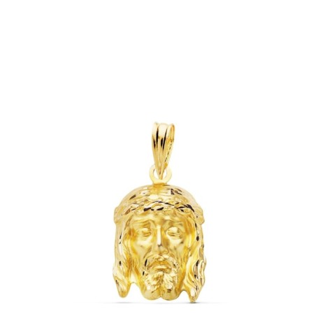 Colgante Cristo De La Buena Muerte Oro Amarillo Estampado. 19X12 Mm oro 18k