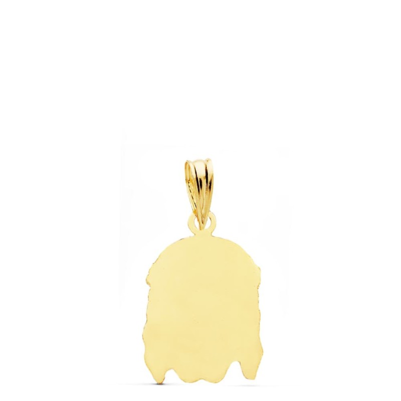 Colgante Cristo De La Buena Muerte Oro Amarillo Estampado. 19X12 Mm oro 18k