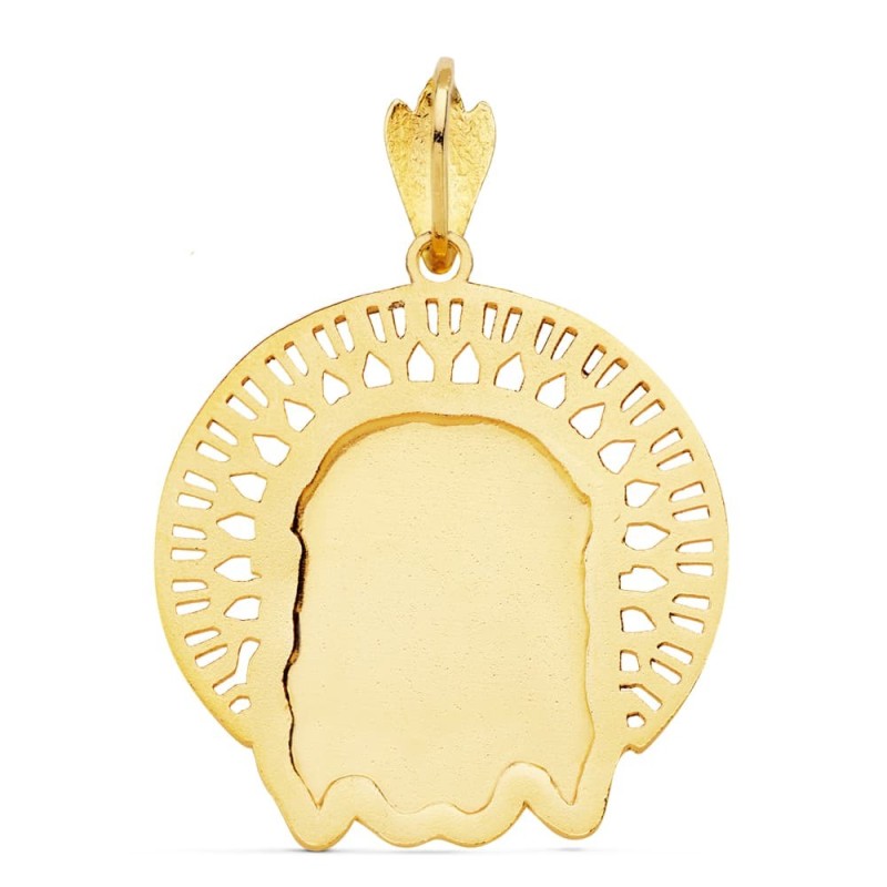 Colgante Colgante Oro Amarillo Cabeza De Cristo Orla 31X31 Mm oro 18k