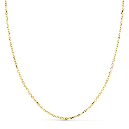 Cadena Oro Amarillo Maciza Forzada 40Cm 1.2 Mm oro 18k