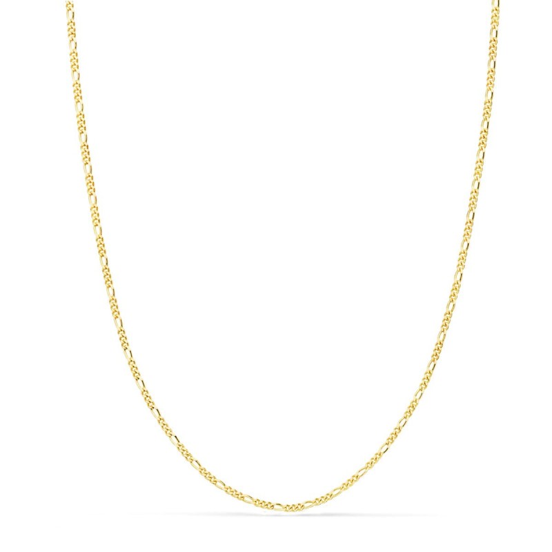 Cadena Oro Amarillo Maciza Cartier 3X1. Largo 40Cm Ancho 1 Mm oro 18k