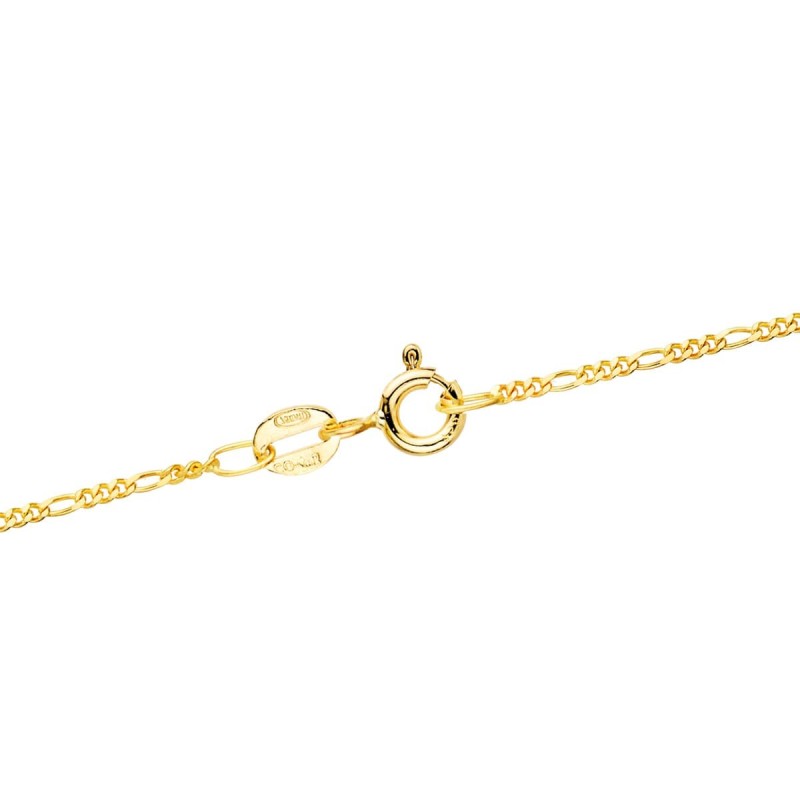 Cadena Oro Amarillo Maciza Cartier 3X1. Largo 40Cm Ancho 1 Mm oro 18k