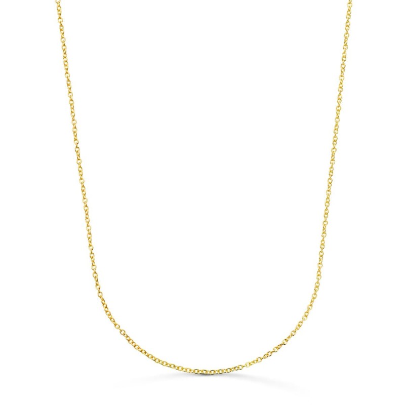 Cadena Oro Amarillo Rolo Maciza Ancho: 1,2Mm Largo: 40Cm oro 18k
