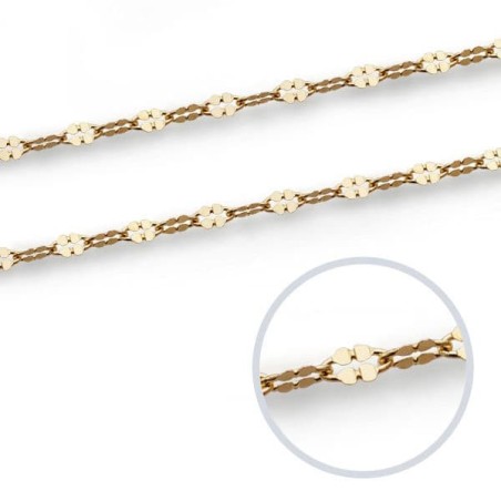 Cadena Maciza Oro Amarillo 45Cm oro 18k