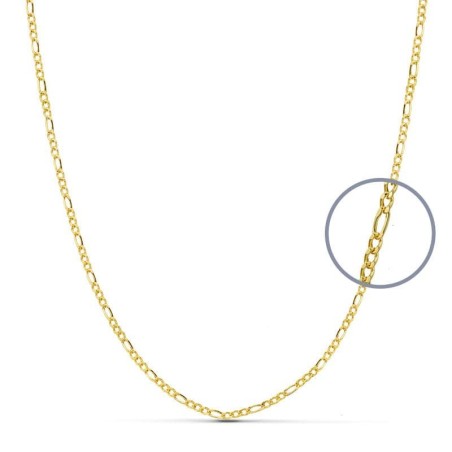 Cadena Oro Amarillo Cartier 50Cm Hueca 1.5 Mm oro 18k