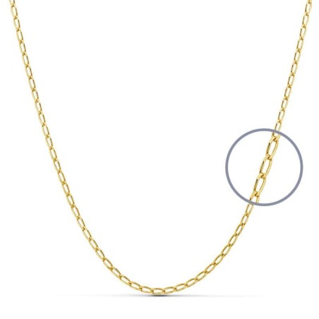 Cadena Oro Amarillo Maciza Bilbao 50Cm 1.7 Mm oro 18k