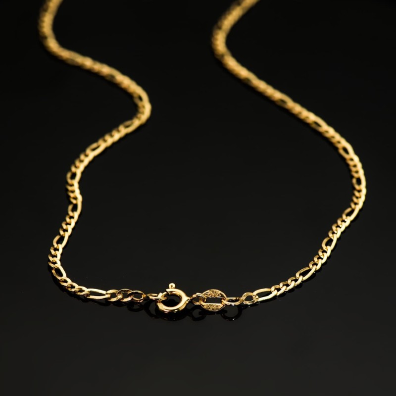 Cadena Oro Amarillo Cartier Hueca Eslabon Plano Ancho: 2.2Mm Largo: 50Cm oro 18k