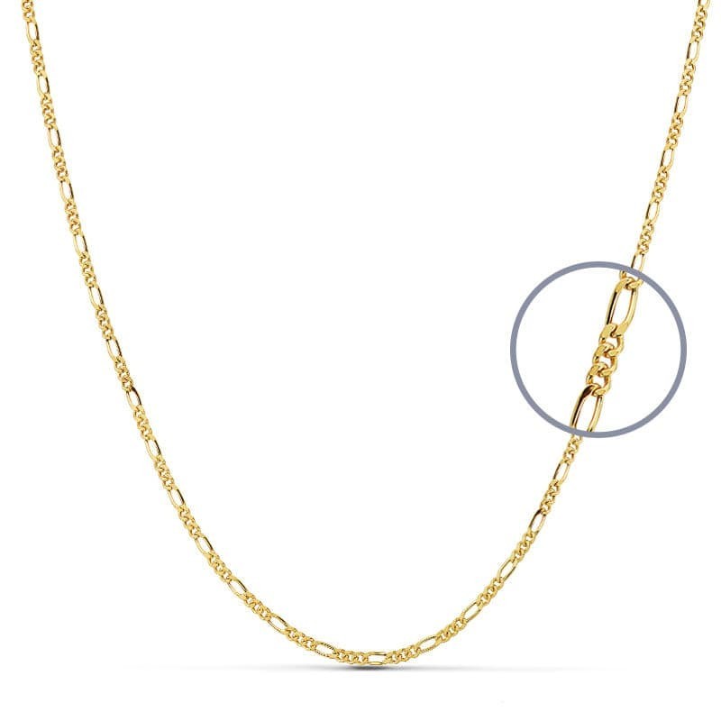 Cadena Oro Amarillo Cartier 50Cm Hueca 2 Mm oro 18k