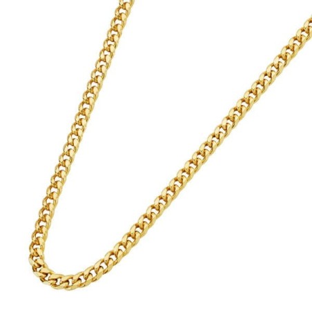 Cadena Oro Amarillo Barbada Hueca 2,5 Mm 60Cm oro 18k