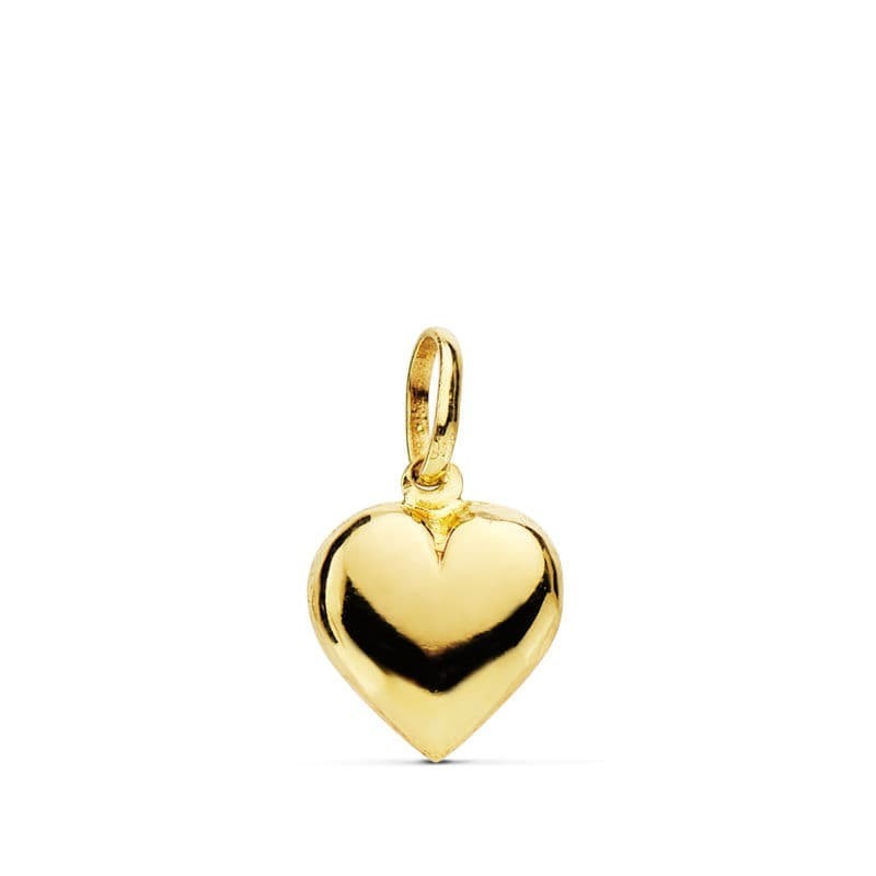 Colgante Oro Amarillo Corazon Liso 10X8 Mm oro 18k