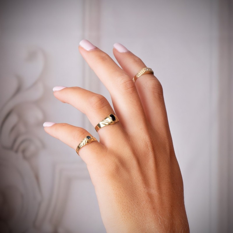 Solitario Oro Amarillo Pequeño Bebe O Meñique Circonita Aguamarina Redonda 2,5mm oro 18k