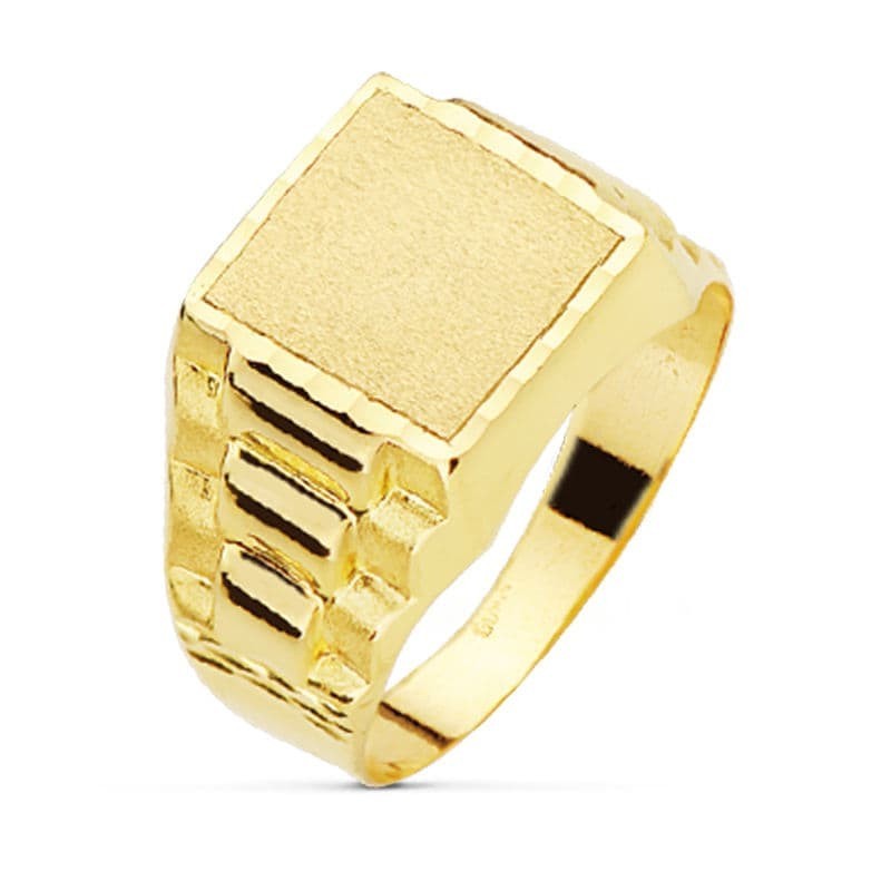 Sello Caballero Oro Amarillo Rolex Hueco 11X11 mm oro 18k
