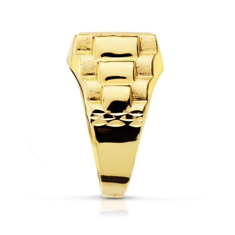 Sello Caballero Oro Amarillo Rolex Hueco 11X11 mm oro 18k
