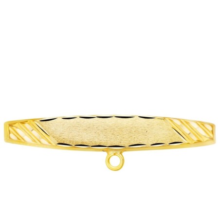 Alfiler Oro Amarillo Tallado 30X5 Mm oro 18k