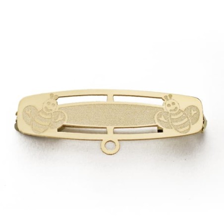 Alfiler Bebe Oro Amarillo Abejas 28X8 Mm oro 18k