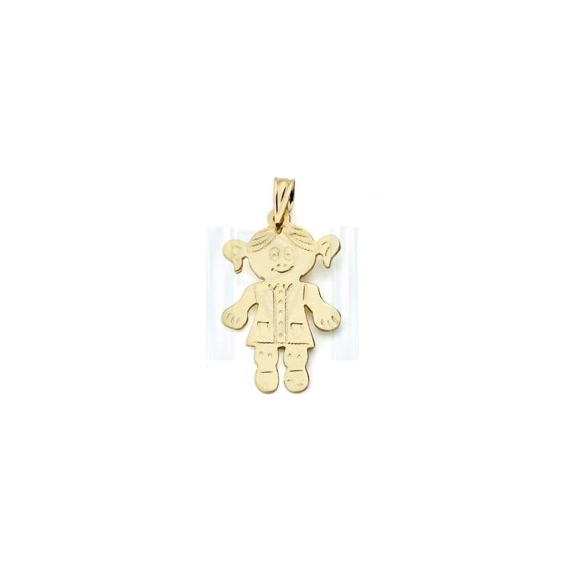 Colgante Oro Amarillo Niña 20X11 Mm oro 18k