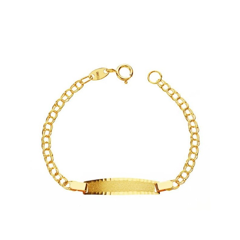 Pulsera Esclava Hungara Oro Amarillo 13Cm oro 18k
