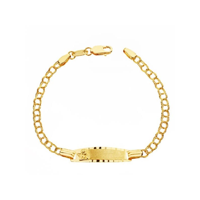 Puplsera Oro Amarillo Esclava Hungara 12.5 Cm 2.5 Mm oro 18k