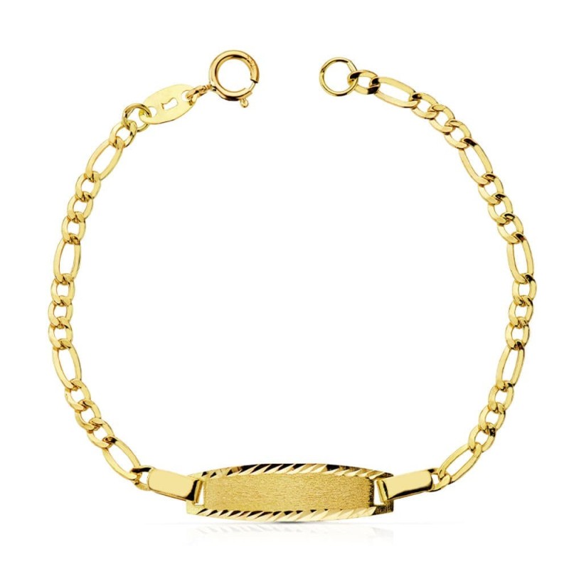 Pulsera Esclava Oro Amarillo Cartier 3X1. 14.5 Cm oro 18k