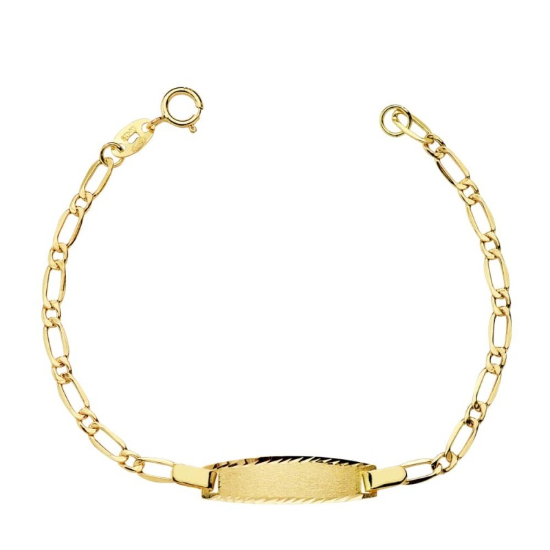 Pulsera Esclava Oro Amarillo Cartier 1X1. 14Cm oro 18k