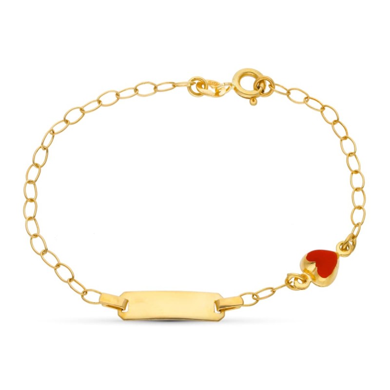 Esclava Oro Amarillo Corazon 16.5 Cm oro 18k