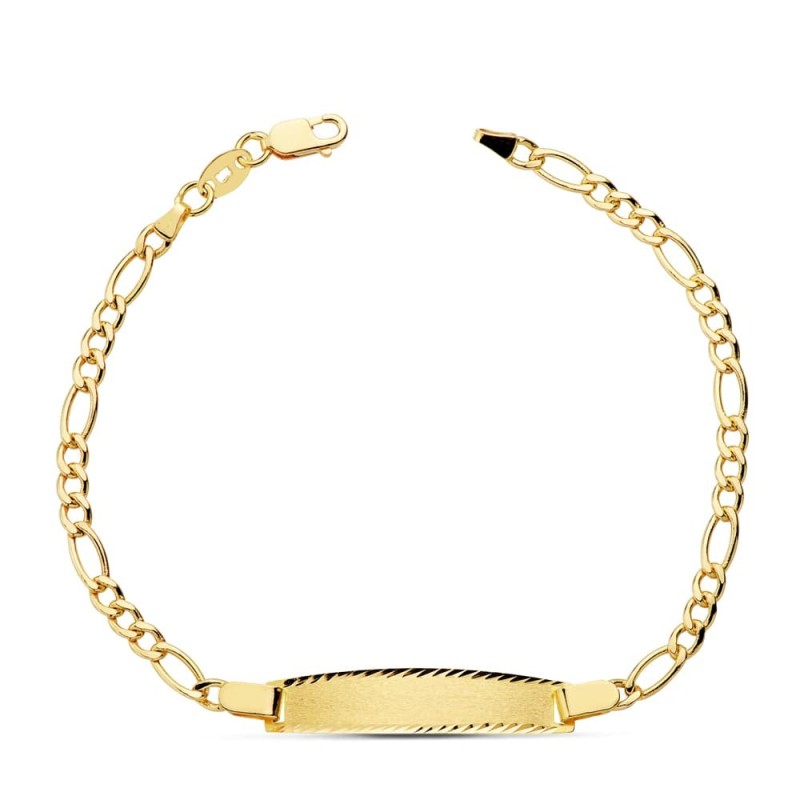 Pulsera Esclava Oro Amarillo Cartier 3X1 17Cm oro 18k