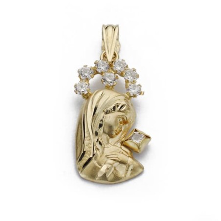 Colgante Oro Amarillo Virgen Niña 20X10 Mm oro 18k