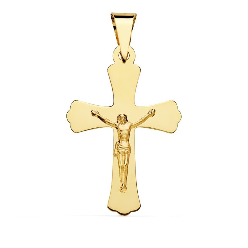 Cruz Oro Amarillo Con Cristo 34X22 Mm oro 18k