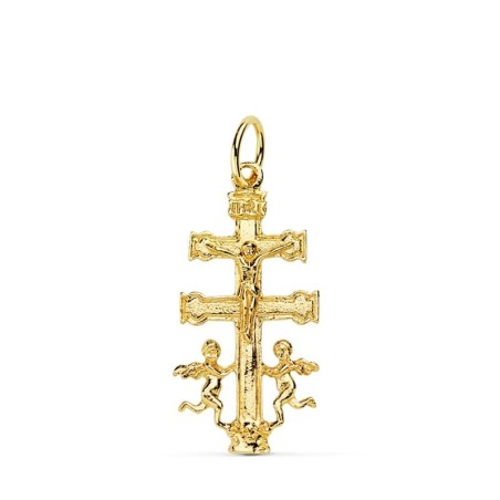 Cruz Oro Amarillo Caravaca 24X12 Mm oro 18k