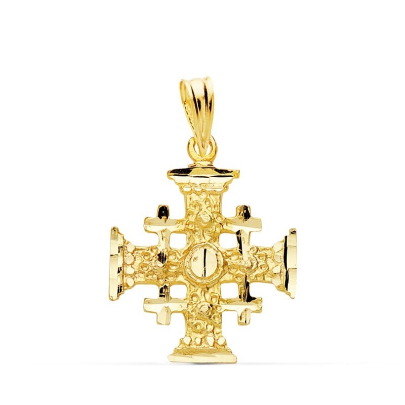 Cruz De Jerusalem Oro Amarillo 21X17 Mm oro 18k