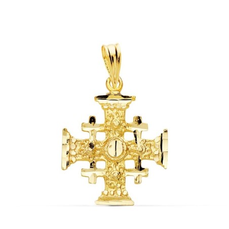 Cruz De Jerusalem Oro Amarillo 21X17 Mm oro 18k