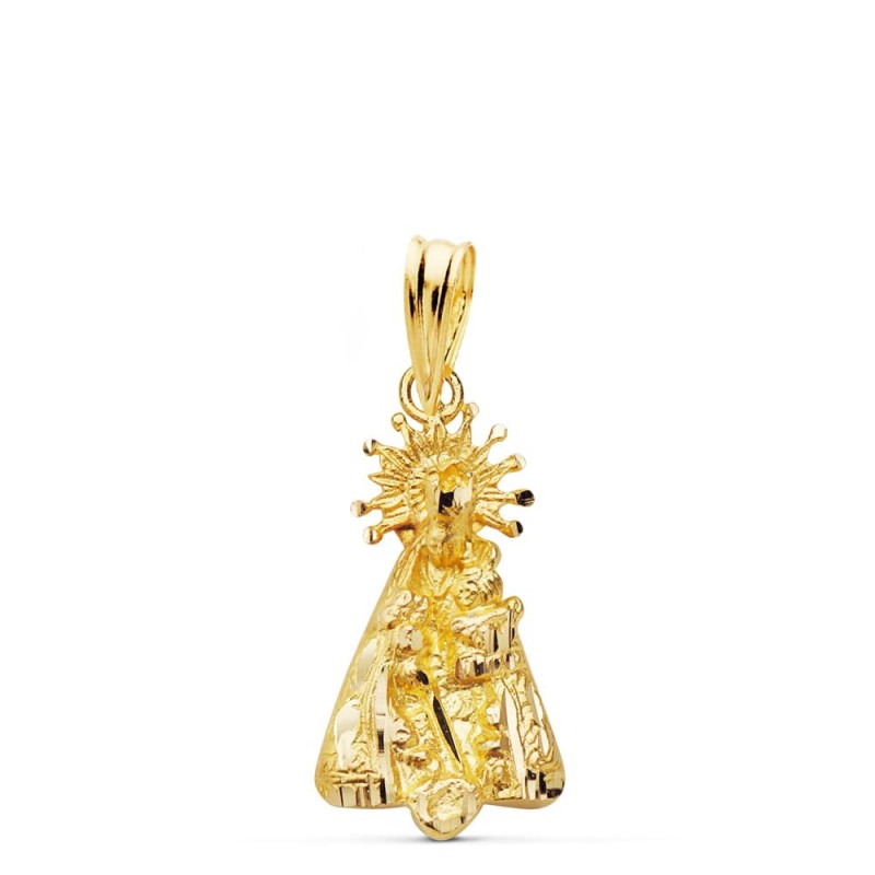 Medalla Silueta Virgen Oro Amarillo De Los Desamparados 20X10 Mm oro 18k