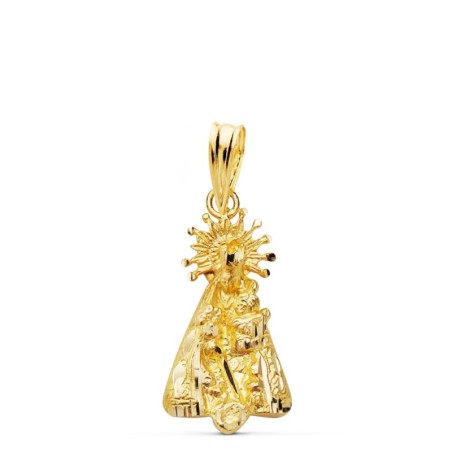 Medalla Silueta Virgen Oro Amarillo De Los Desamparados 20X10 Mm oro 18k