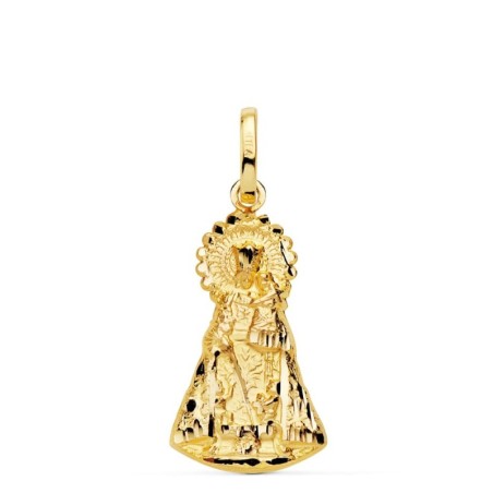 Medalla Silueta Virgen Oro Amarillo De Los Desamparados 23X13 Mm oro 18k