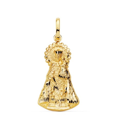 Medalla Silueta Virgen Oro Amarillo De Los Desamparados 26X15 Mm oro 18k