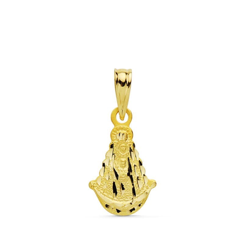 Medalla Oro Amarillo Virgen Del Rocio Silueta 15X10 Mm oro 18k