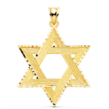 Colgante Oro Amarillo Estrella De David 41X34 Mm oro 18k